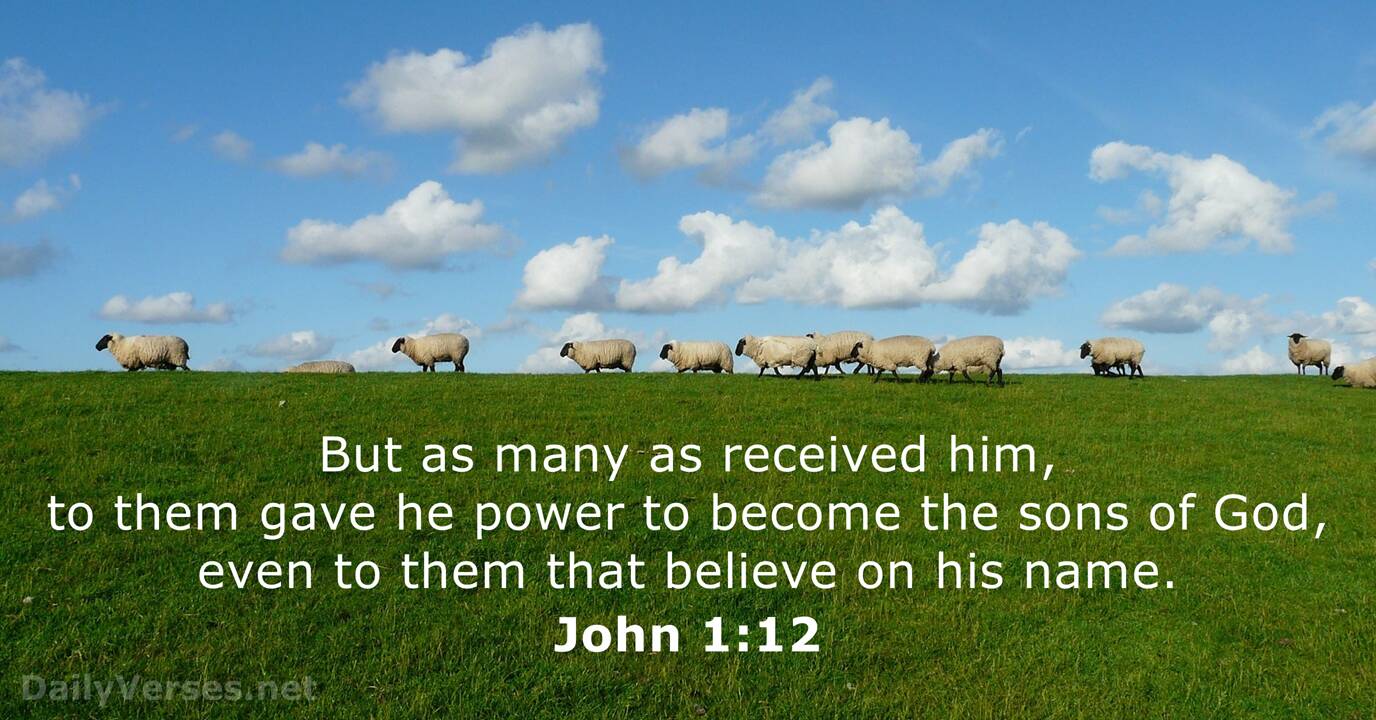 John 1 12 ESV Bible Verse Of The Day DailyVerses