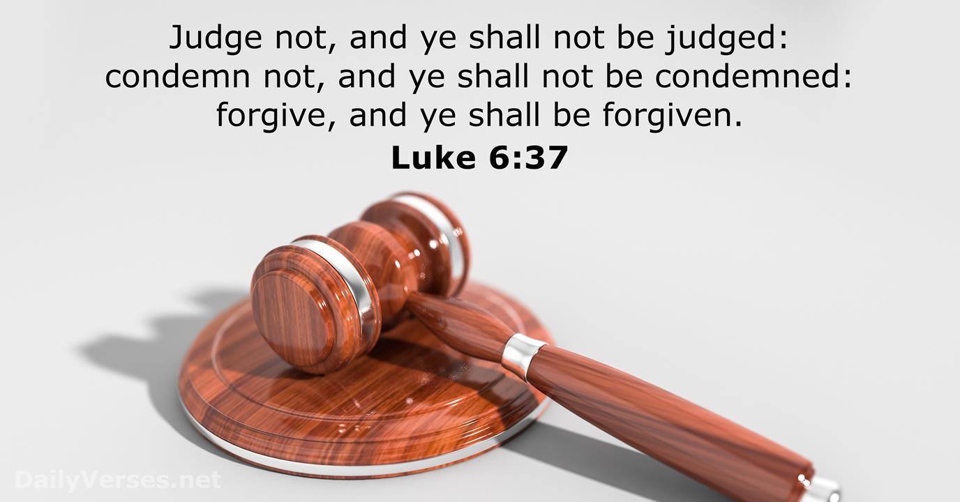 Luke 6:37 - Bible verse (KJV) - DailyVerses.net