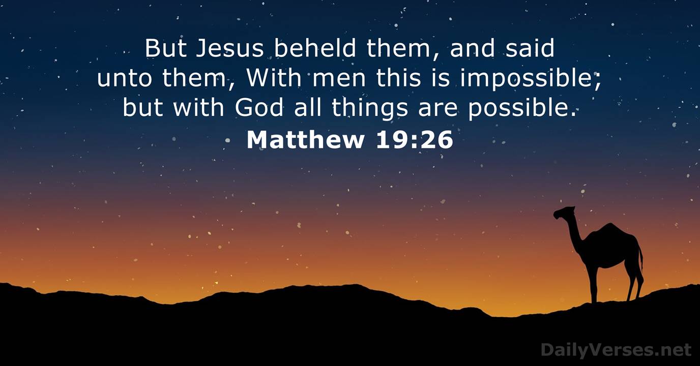 Matthew 19 26 Bible Verse KJV DailyVerses