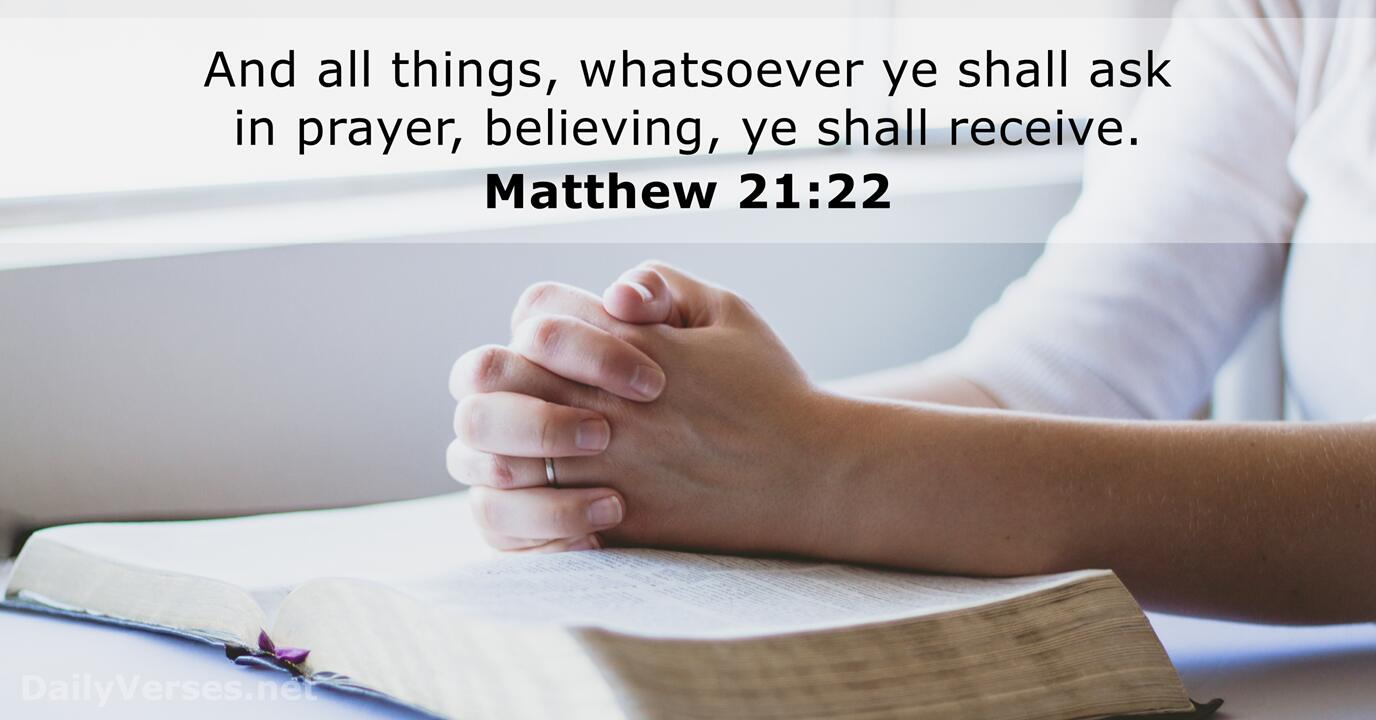 Matthew 21 22 Bible Verse KJV DailyVerses