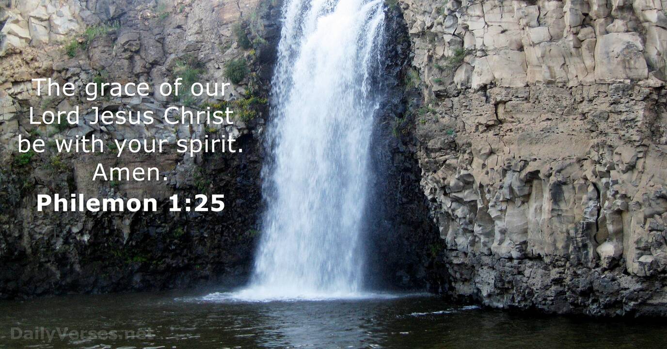 Philemon 1 25 Bible Verse KJV DailyVerses