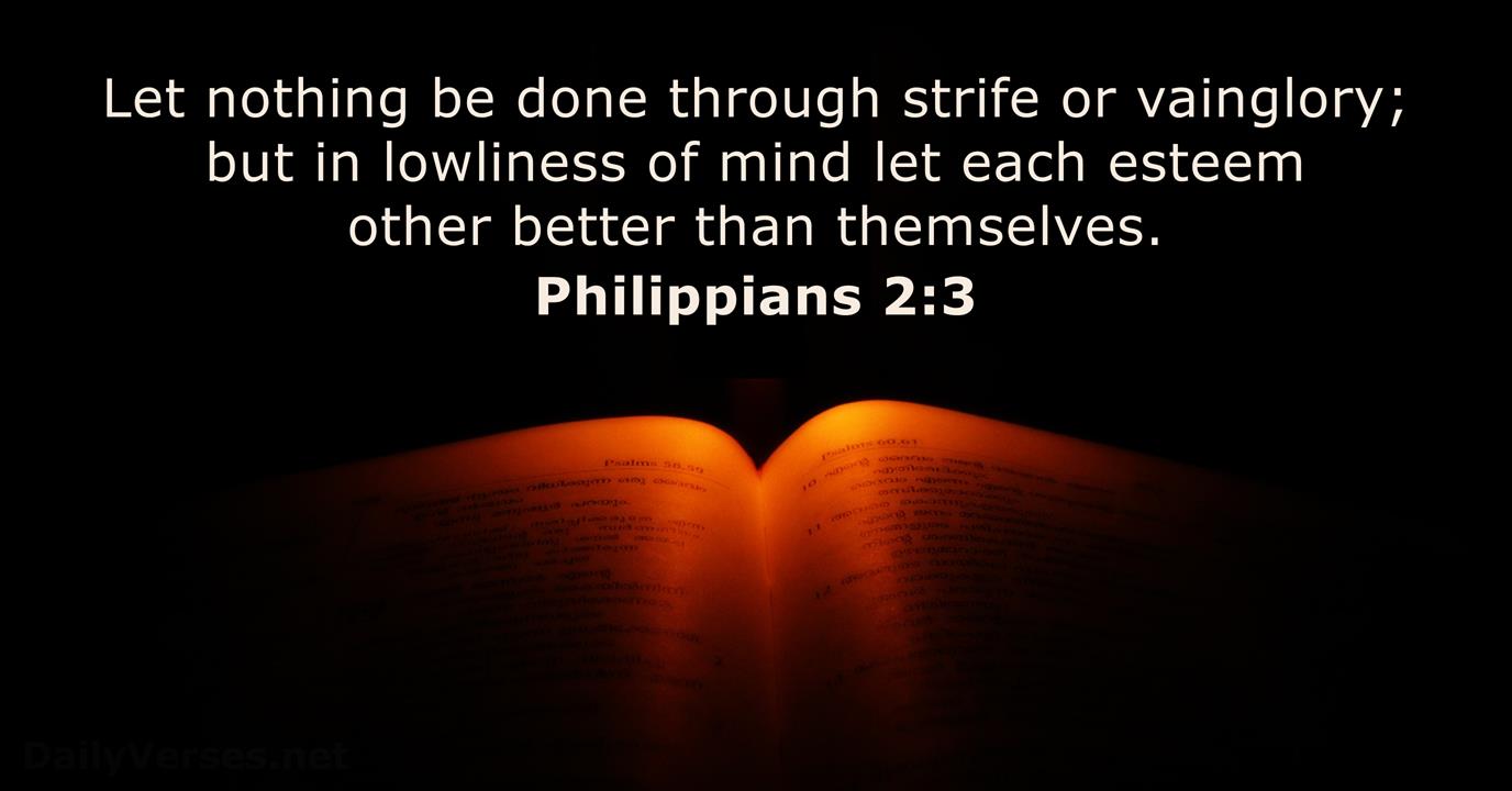 Philippians 2 3 NKJV Bible Verse Of The Day DailyVerses