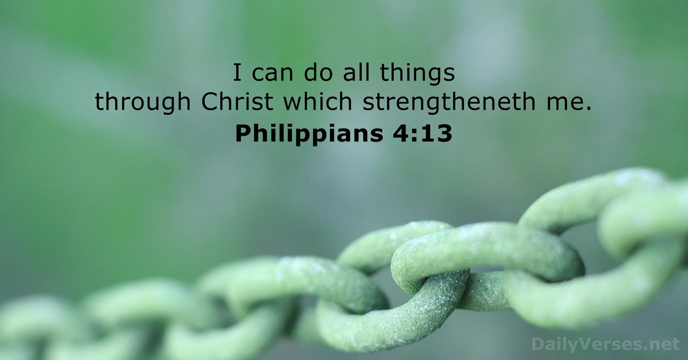 Philippians 4 13 Bible