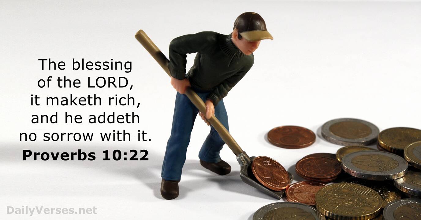 Proverbs 10 22 Bible Verse KJV DailyVerses