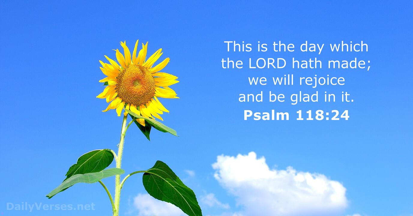 Psalm 118 24 Bible Verse KJV DailyVerses