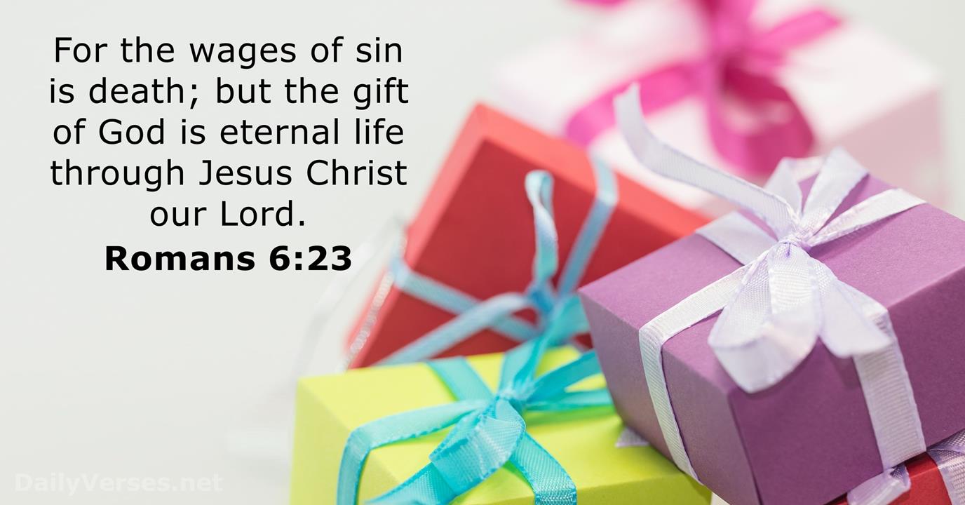 Romans 6 23 ESV Bible Verse Of The Day DailyVerses