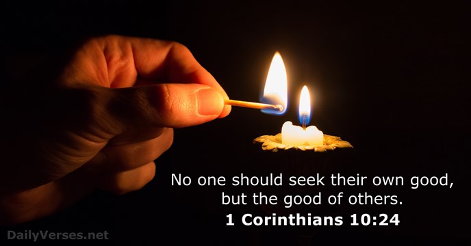 1 Corinthians 10:24