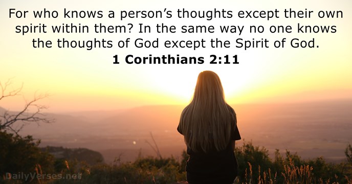 1 Corinthians 2:11