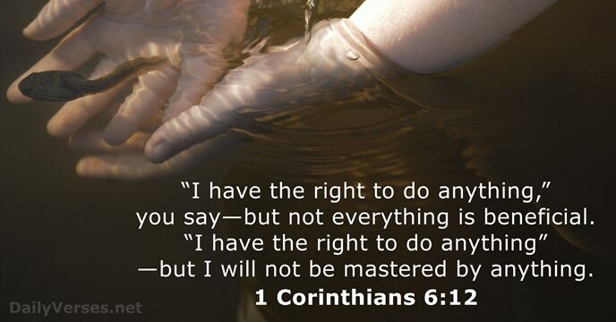 1 Corinthians 6:12