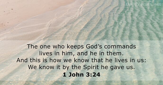 1 John 3:24