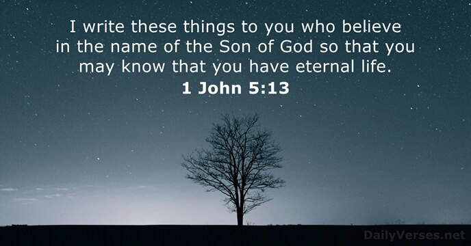 1 John 5:13