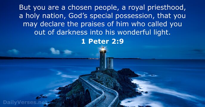1 Peter 2 9 KJV Bible Verse Of The Day DailyVerses
