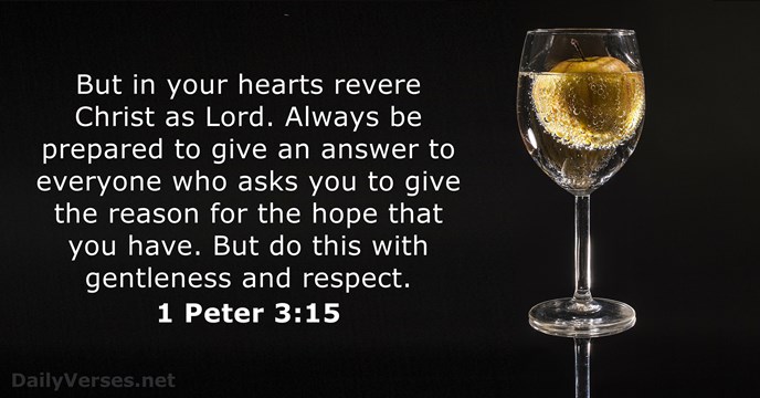 1 Peter 3:15