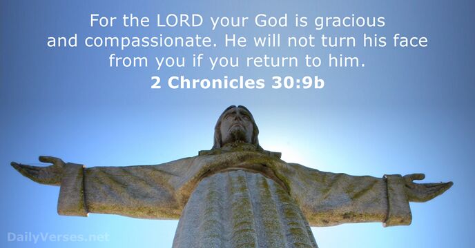 2 Chronicles 30:9b