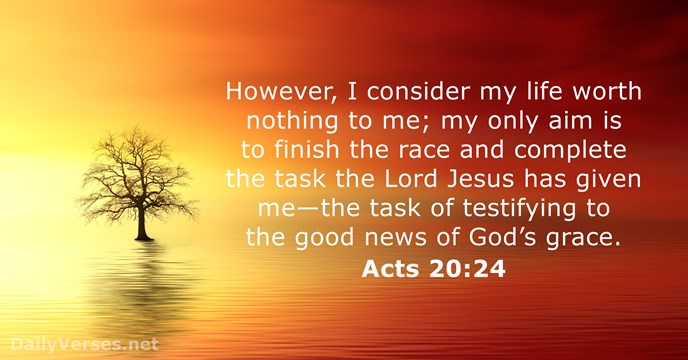 Acts 20:24