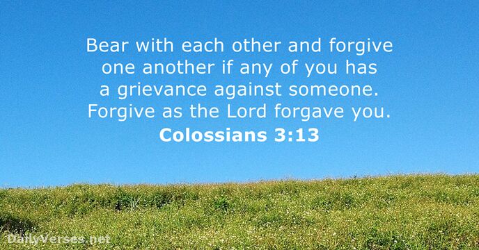 Colossians 3:13