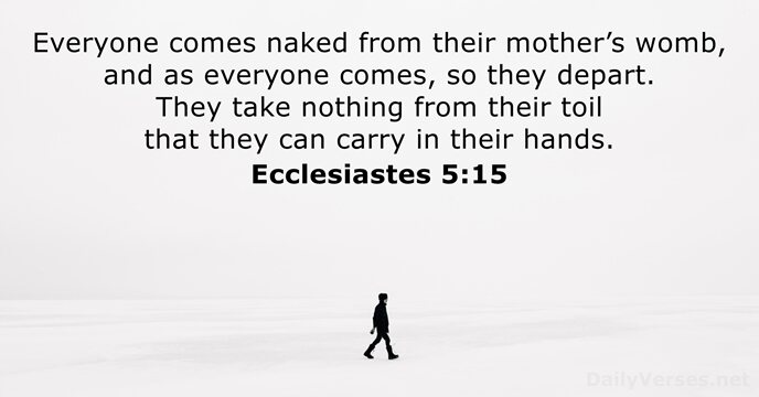 Ecclesiastes 5:15
