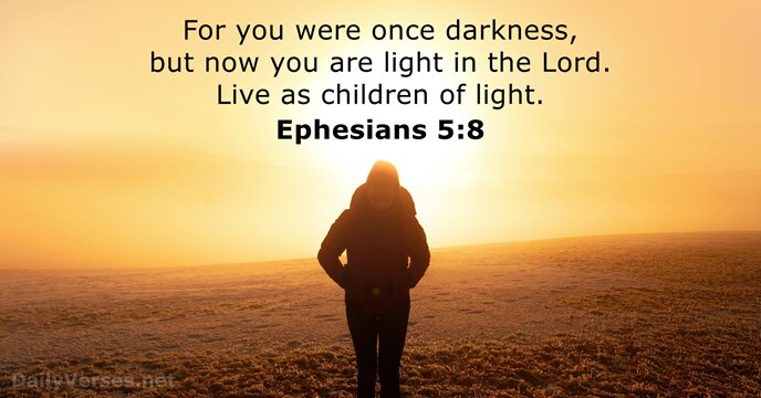 Ephesians 5:8