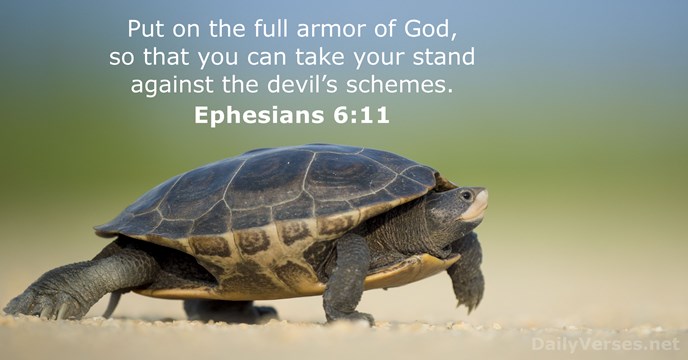 Ephesians 6:11 - Bible verse of the day - DailyVerses.net