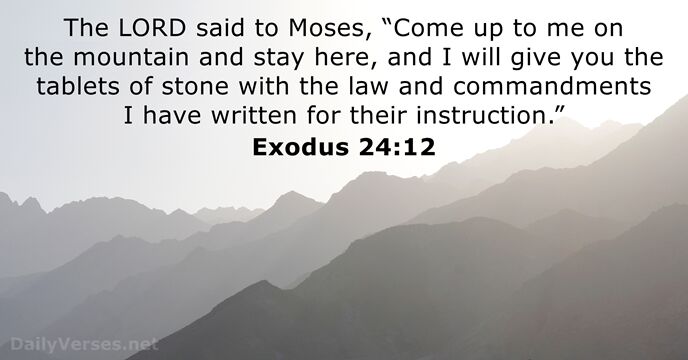 Exodus 24:12