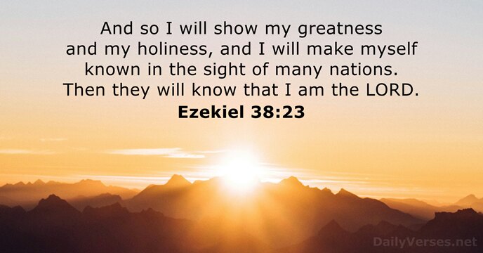 Ezekiel 38:23