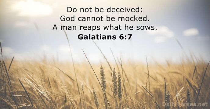 Galatians 6:7