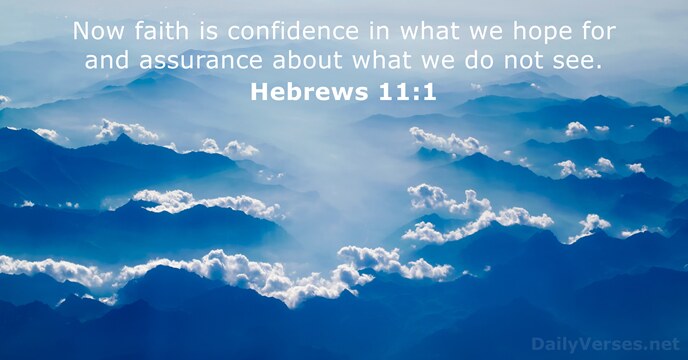 Hebrews 11:1