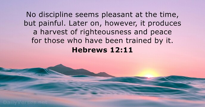 Hebrews 12:11