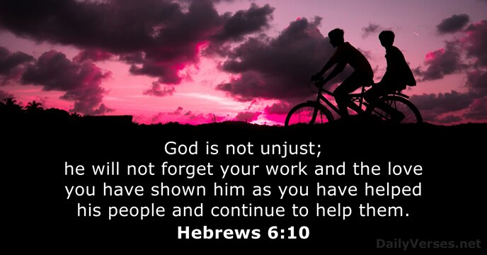 Hebrews 6:10