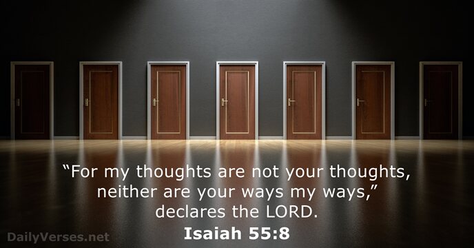 Isaiah 55:8