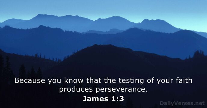 James 1:3 - Bible verse of the day - DailyVerses.net