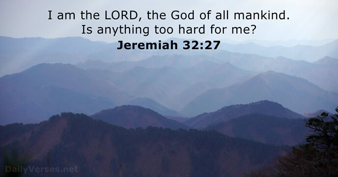 Jeremiah 32:27