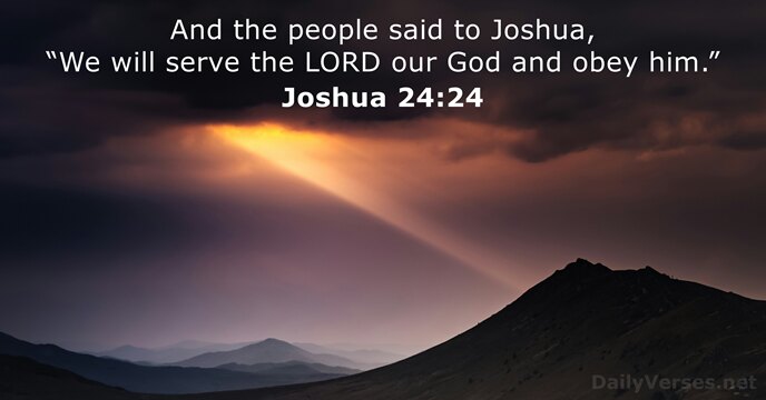 Joshua 24:24