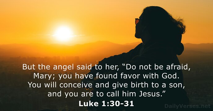 Luke 1:30-31
