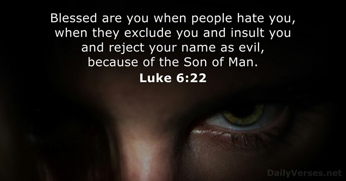 Luke 6:22