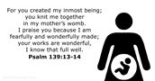 Psalms 139:13-14