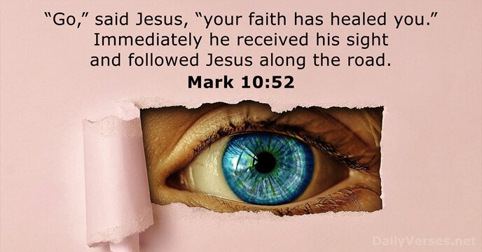 Mark 10:52