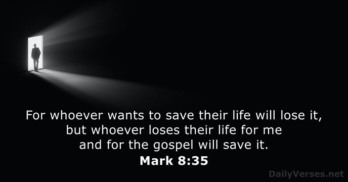 Mark 8:35