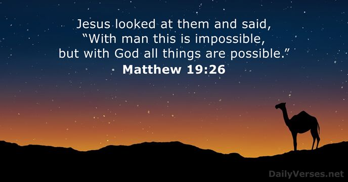 Matthew 19 26 Bible Verse DailyVerses