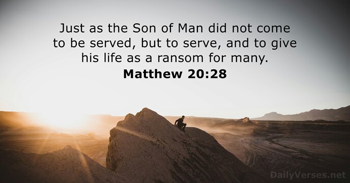 Matthew 20:28