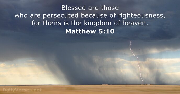 matthew 5 10 explained