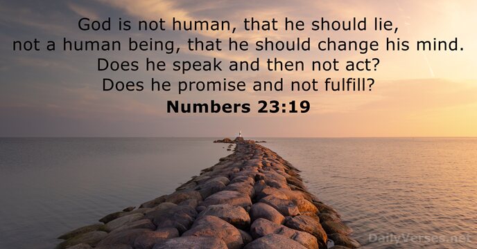 Numbers 23:19