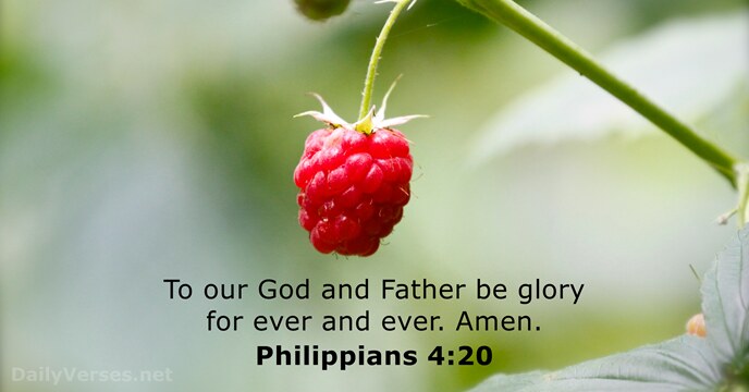 Philippians 4:20