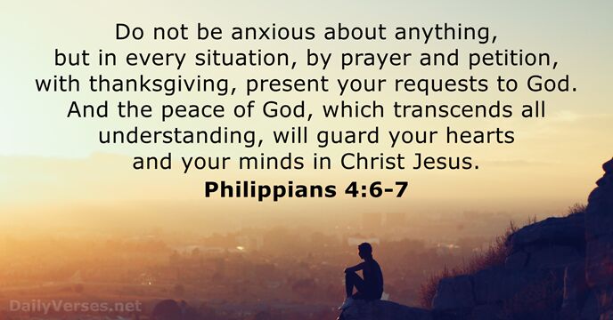 Philippians 4:6-7