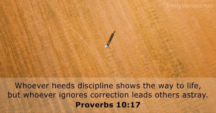 Proverbs 10:17