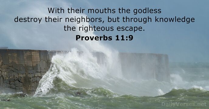 Proverbs 11:9