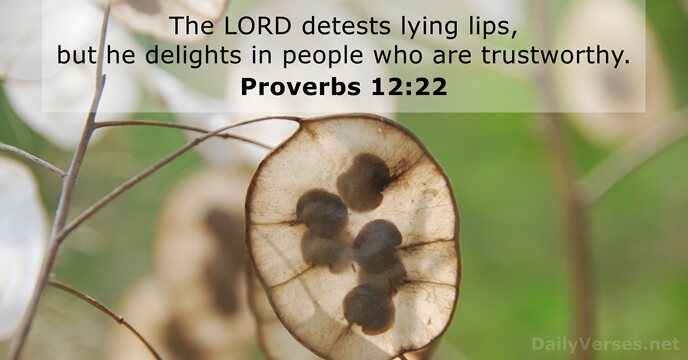 Proverbs 12:22
