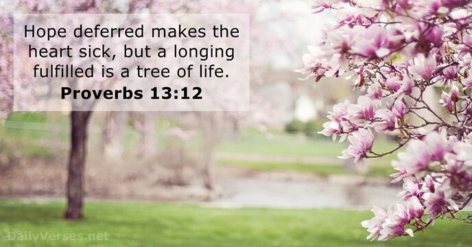 Proverbs 13 12 Bible Verse DailyVerses