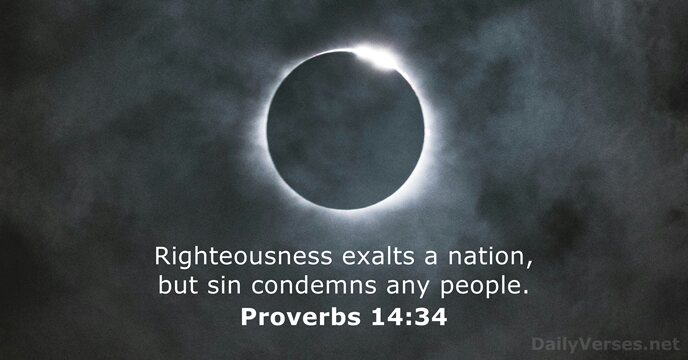 Proverbs 14:34