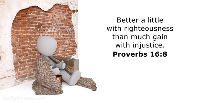 Proverbs 16:8